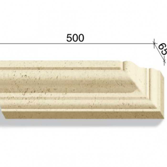 Угловой элемент для наличников и карнизов White Hills Тиволи 721-24, 500*65*130